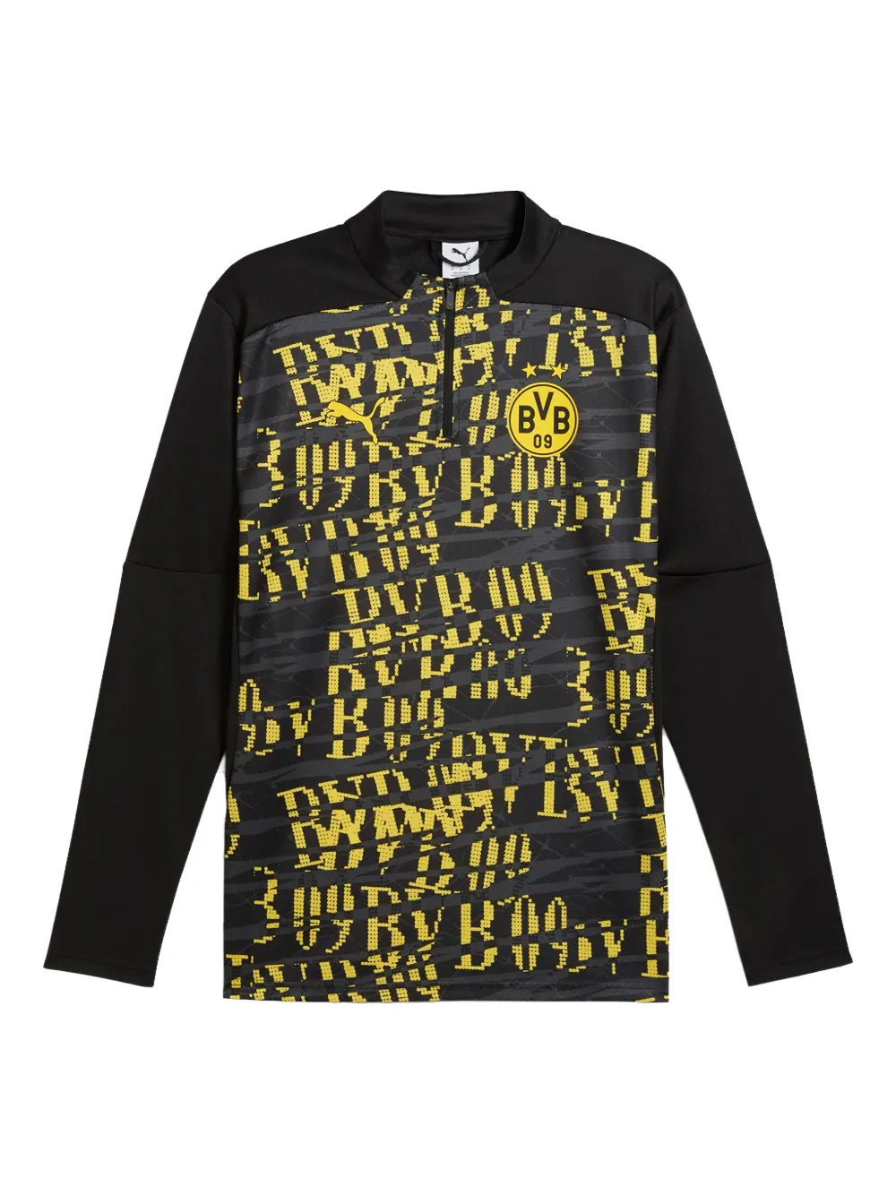 Puma Borussia Dortmund Pre-match Sweatshirt In Black