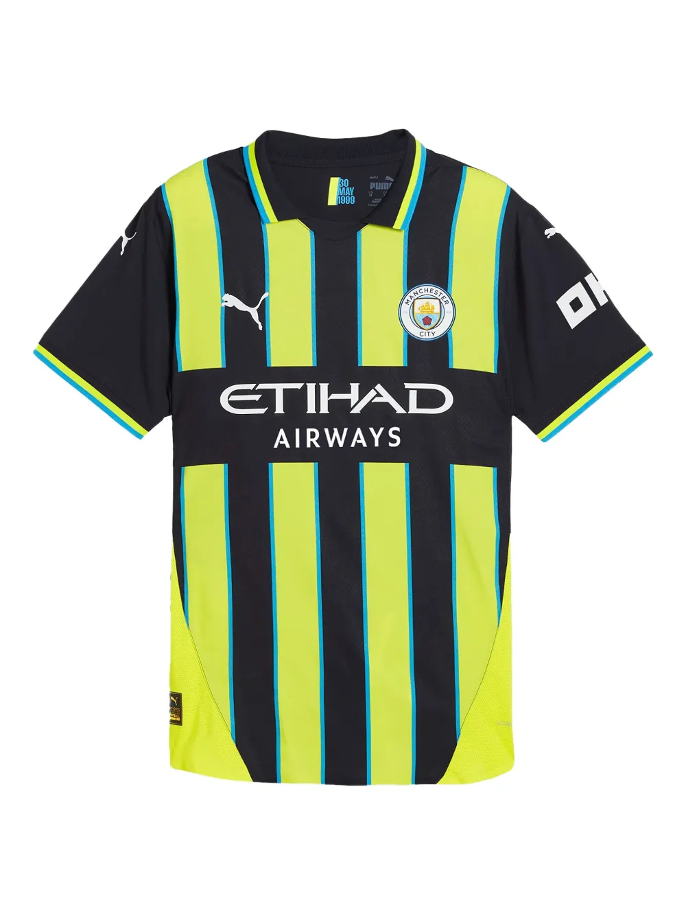 PUMA Manchester City 24/25 ストライプ Tシャツ - ブルー