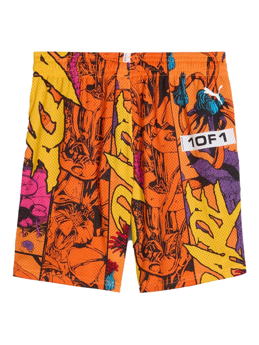PUMA Melo Phoenix basketbalshorts - Oranje