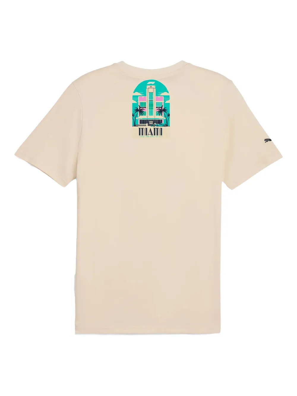 PUMA x Formula 1 Miami cotton T-shirt - Beige