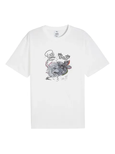 PUMA playera de algodón en colaboración con TMNT