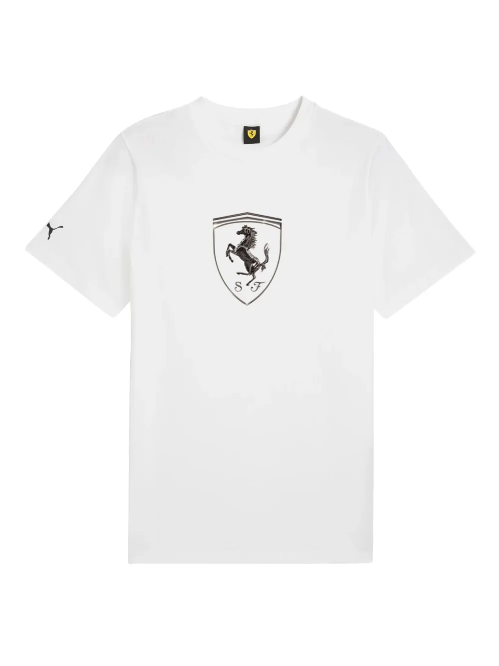 PUMA playera estampado Race en colaboración con Ferrari | blanco | Image 1