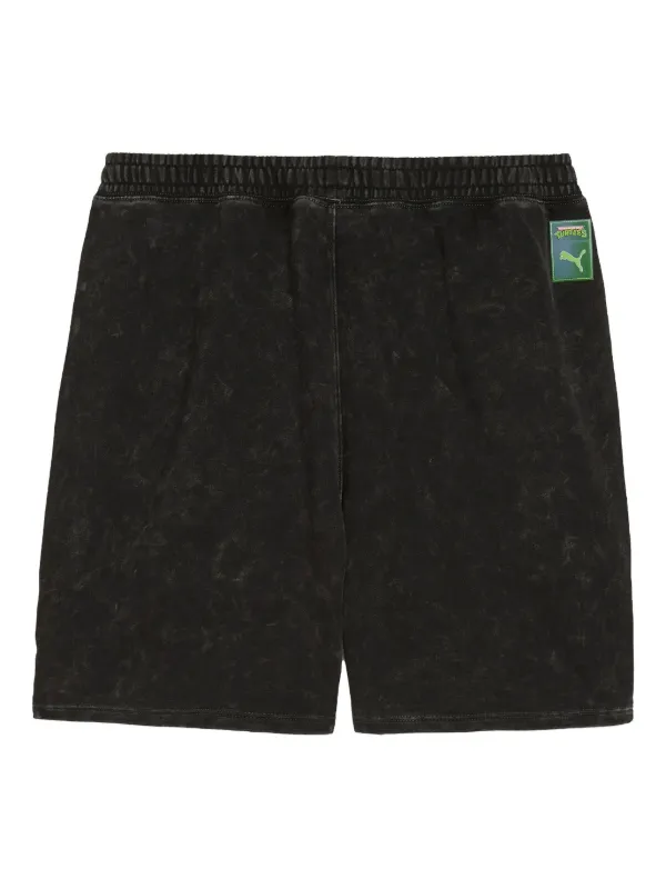 PUMA x TMNT Cotton Shorts | Black | FARFETCH HK
