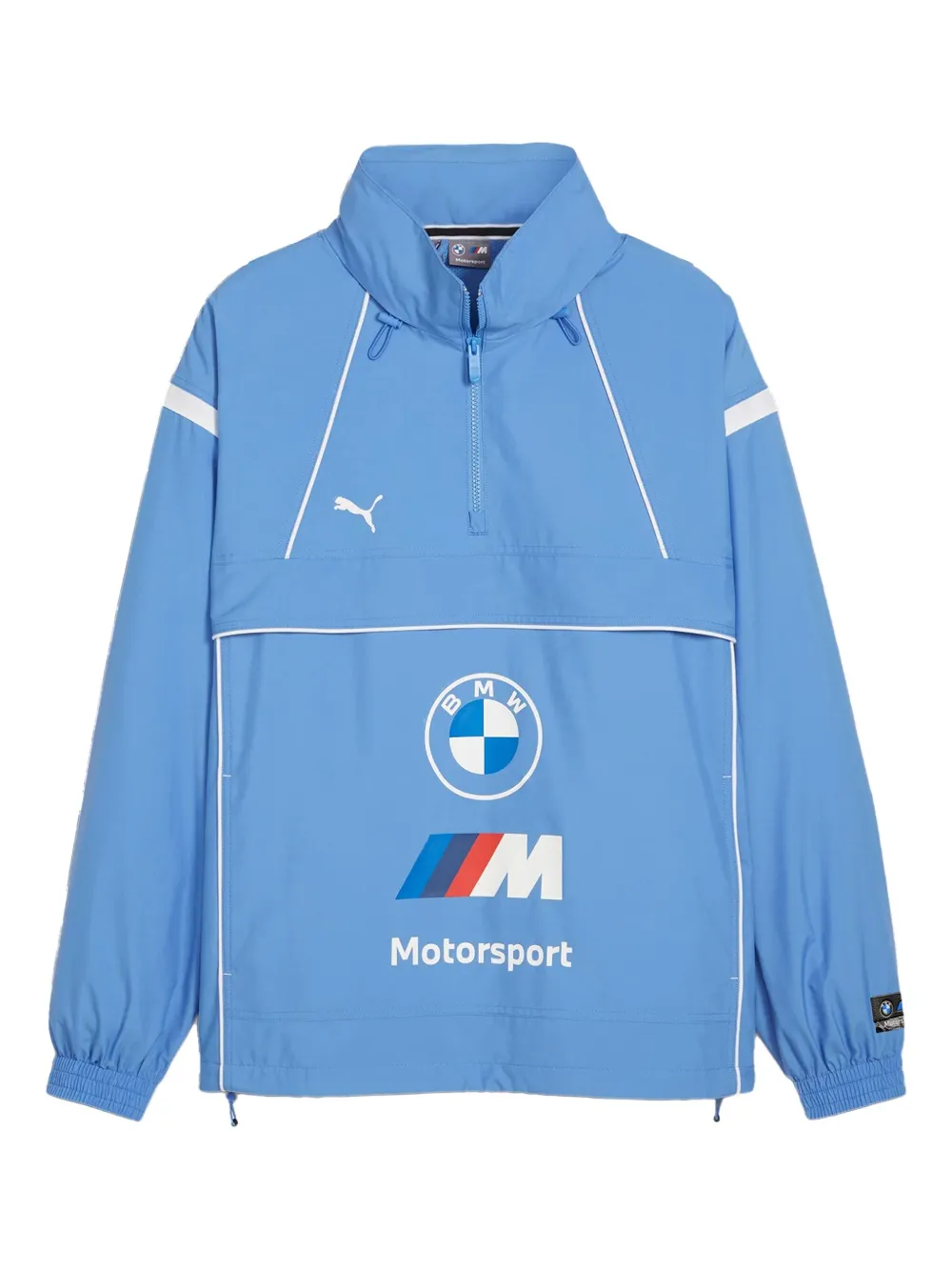 Puma X Bmw M Motorsport Logo-print Track Jacket In Blue