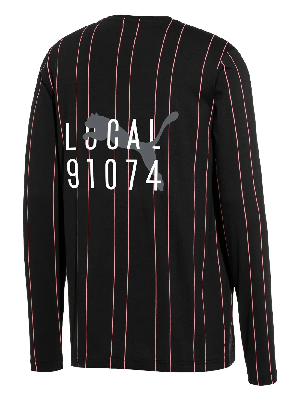 PUMA x Big Sean striped long-sleeve T-shirt - Zwart