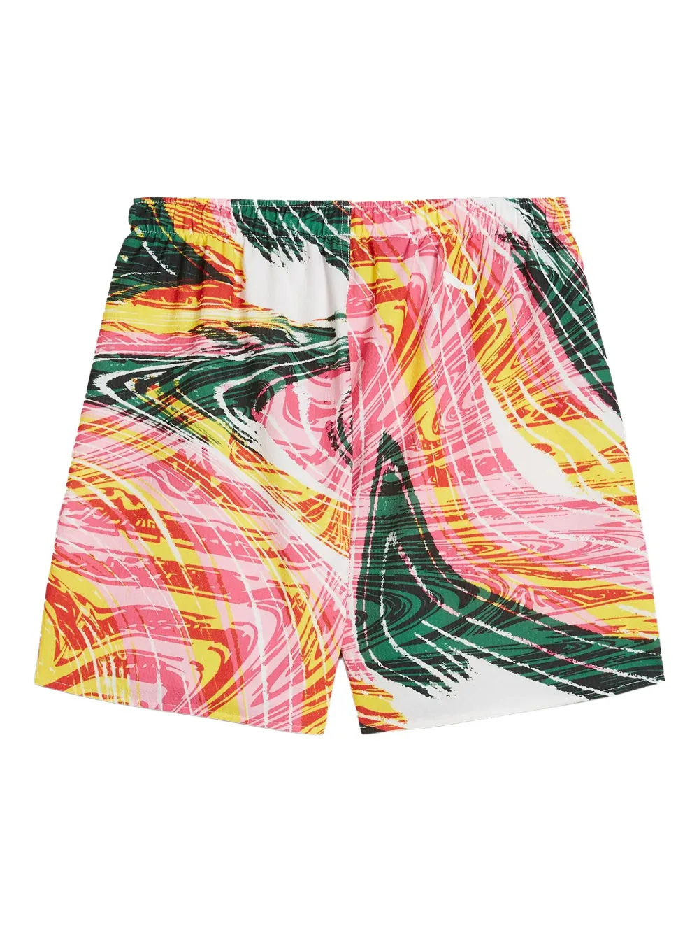 Puma X Scuderia Ferrari Race Abstract-print Shorts In Multi