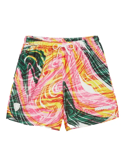 PUMA x Scuderia Ferrari Race abstract-print shorts