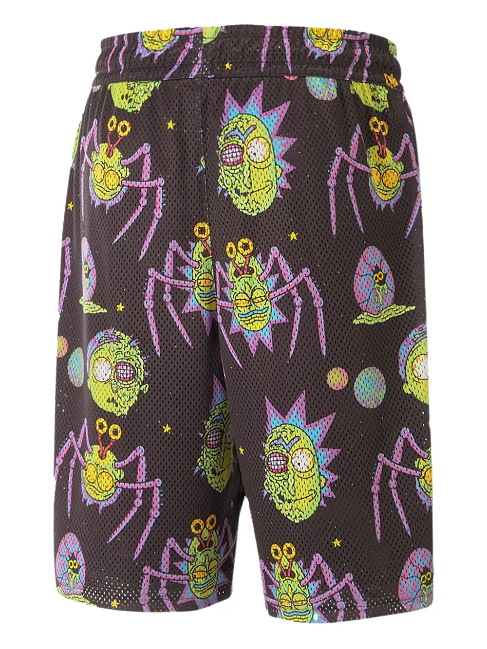 Puma X Rick And Morty Aop Graphic-print Shorts In Brown
