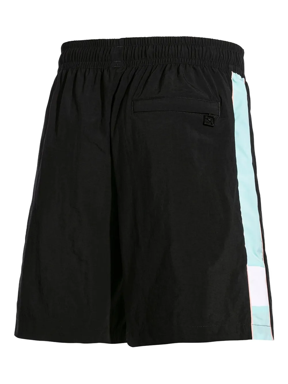 Puma X Diamond Side-stripe Track Shorts In Black