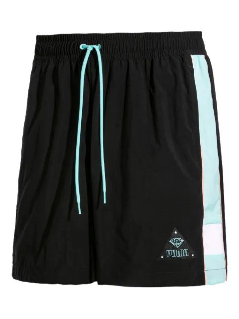 PUMA shorts deportivos con rayas laterales en colaboración con Diamond