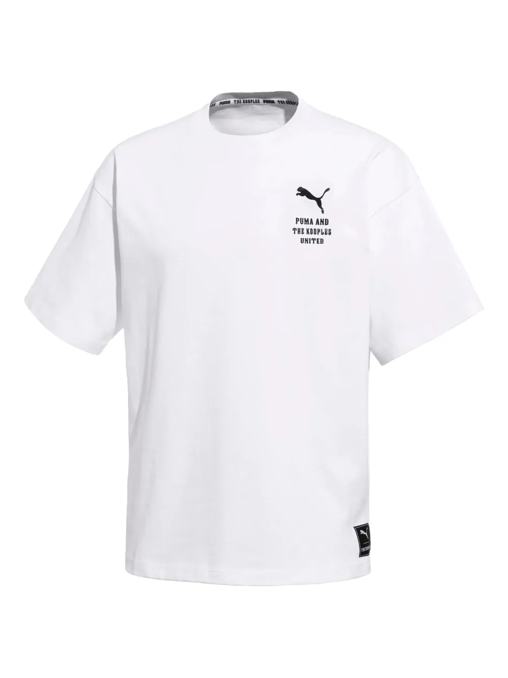 PUMA playera con texto estampado en colaboración con The Kooples | blanco | Image 1