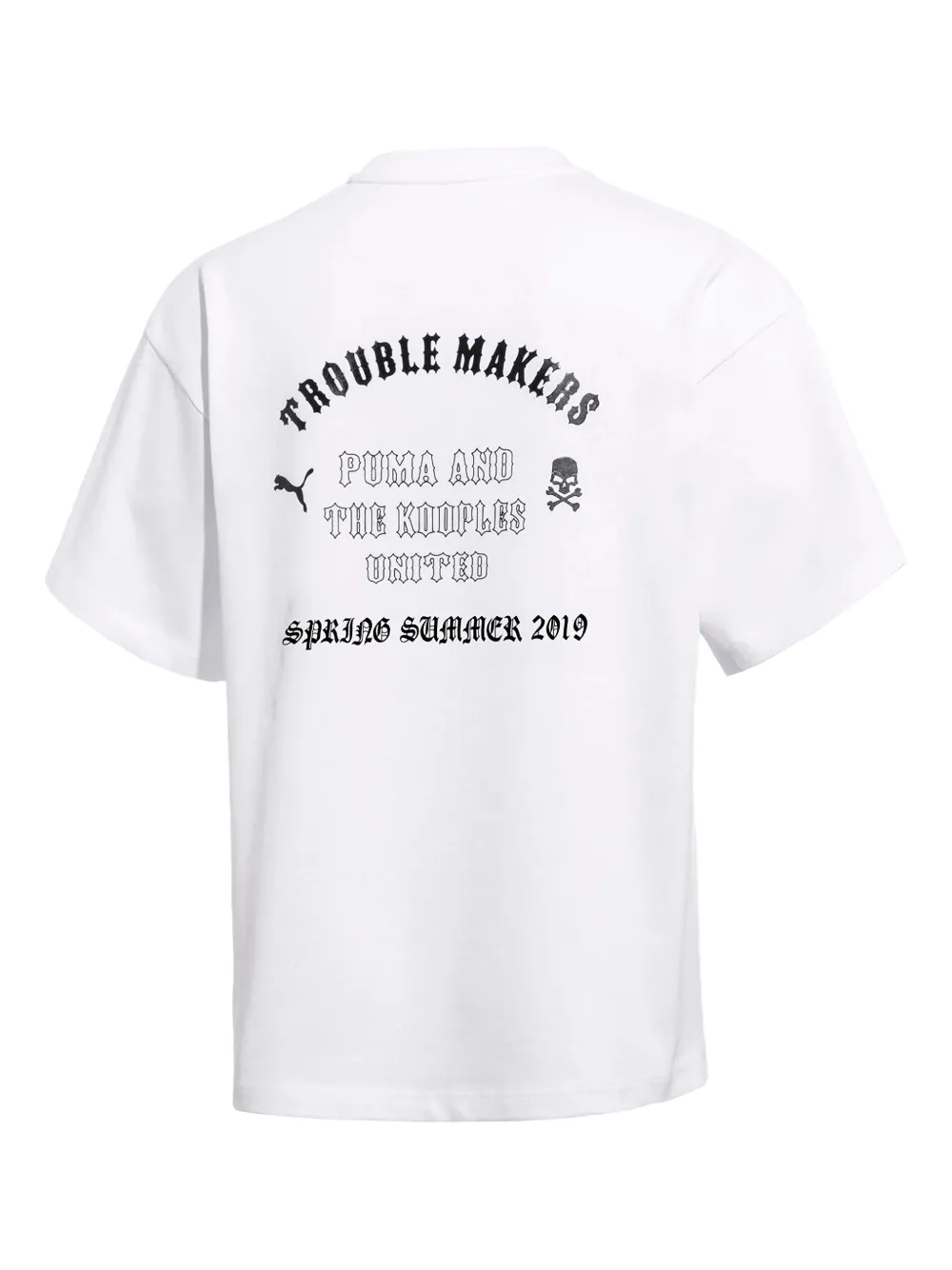 PUMA x The Kooples text-print T-shirt - Wit