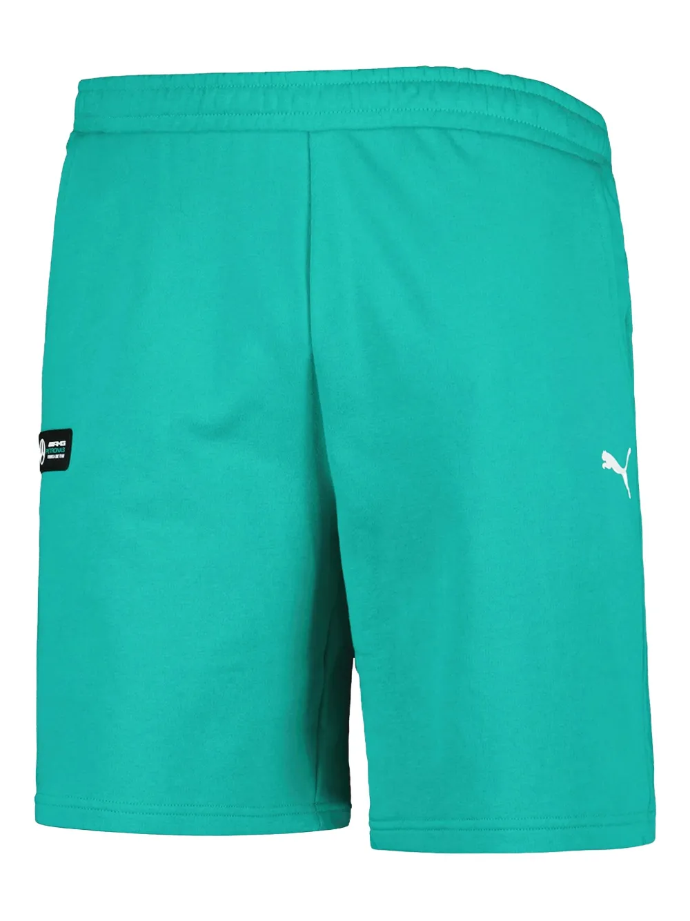Puma X Mercedes Amg Petronas F1 Team Logo-print Track Shorts In Green