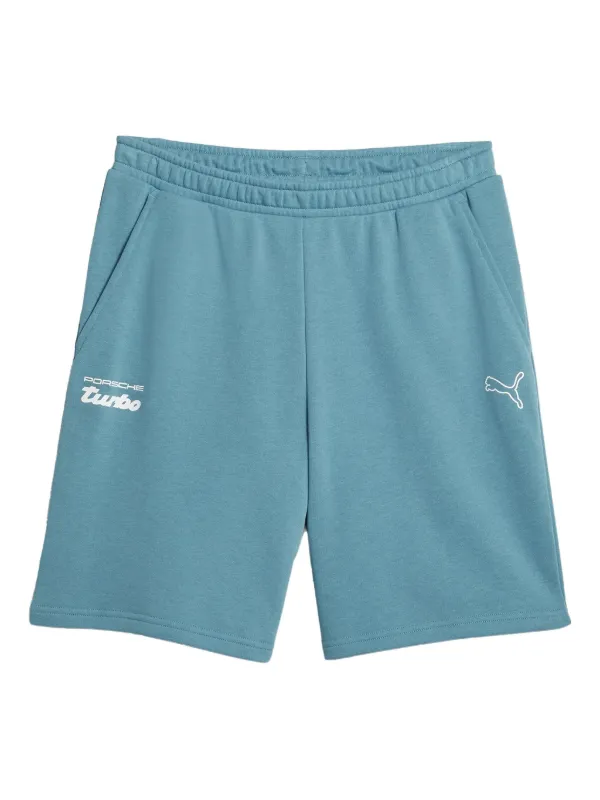 PUMA x Porsche Legacy logo-print Track Shorts | Blue | FARFETCH HK