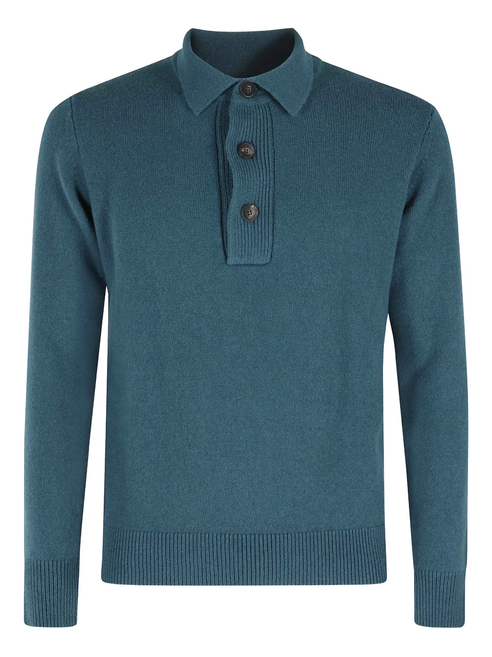 Filippo De Laurentiis buttoned polo shirt | Blue | Image 1