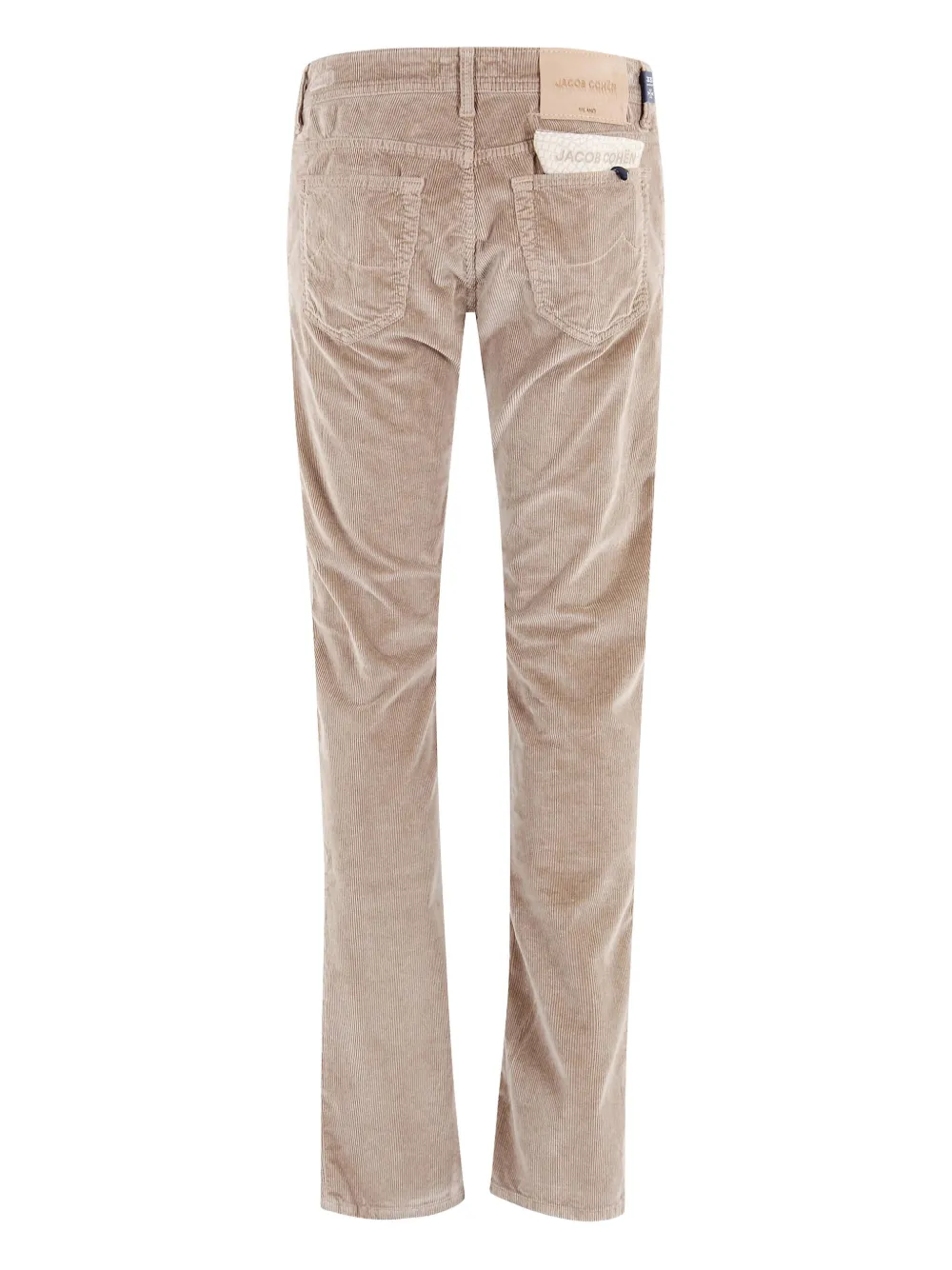Jacob Cohën Ribfluwelen broek met vijf zakken - Beige