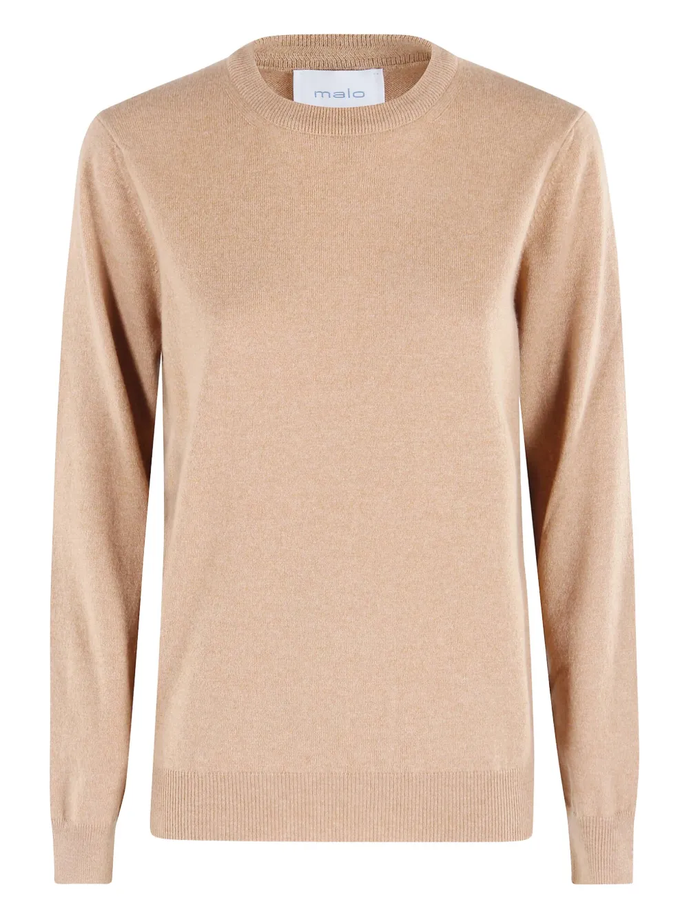 Malo Crew-neck Sweater In Brown