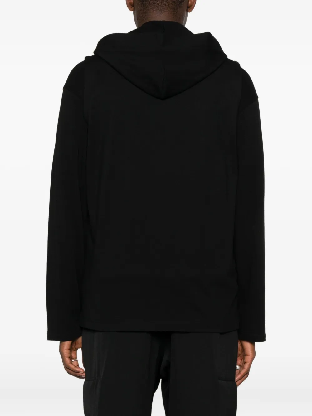 Yohji Yamamoto Hooded Gilet In Black