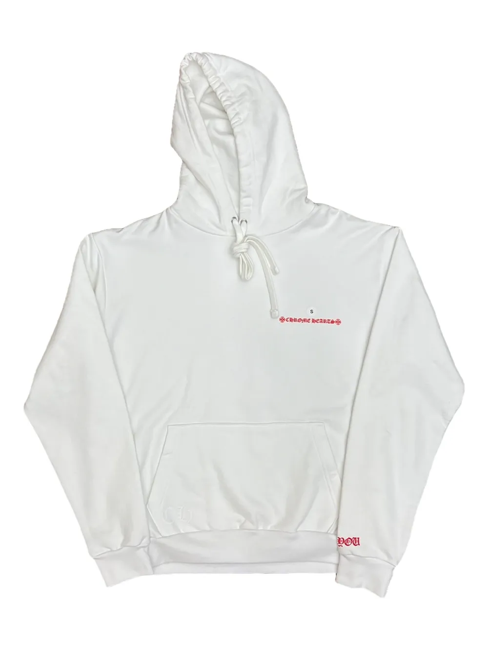 Chrome Hearts Laurie Lynn Stark Love You Photo hoodie | White | Image 1