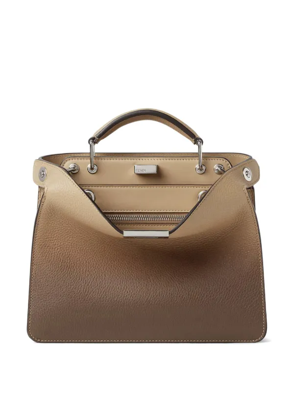 FENDI ピーカブー アイシーユー スモール レザー ショルダー バッグ FENDI ピーカブー アイシーユー レザーショルダーバッグ S