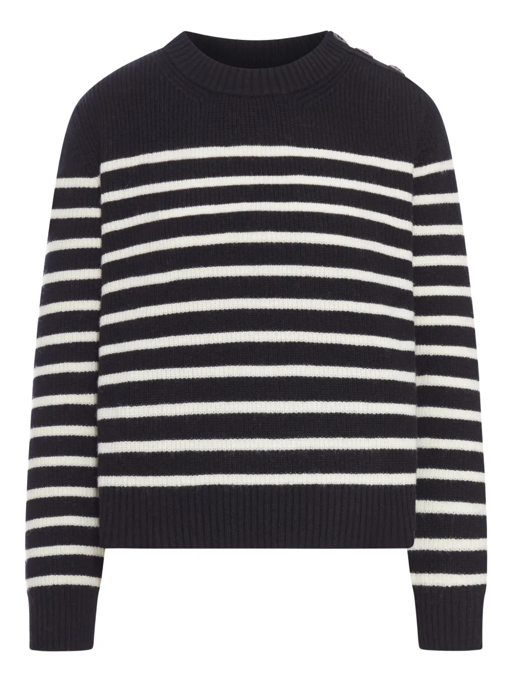 Roberto Collina striped sweater - Nero