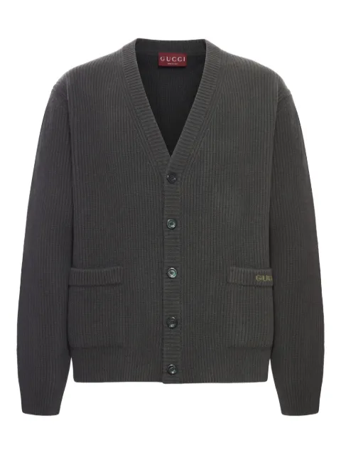 Gucci buttoned patch-pocket cardigan