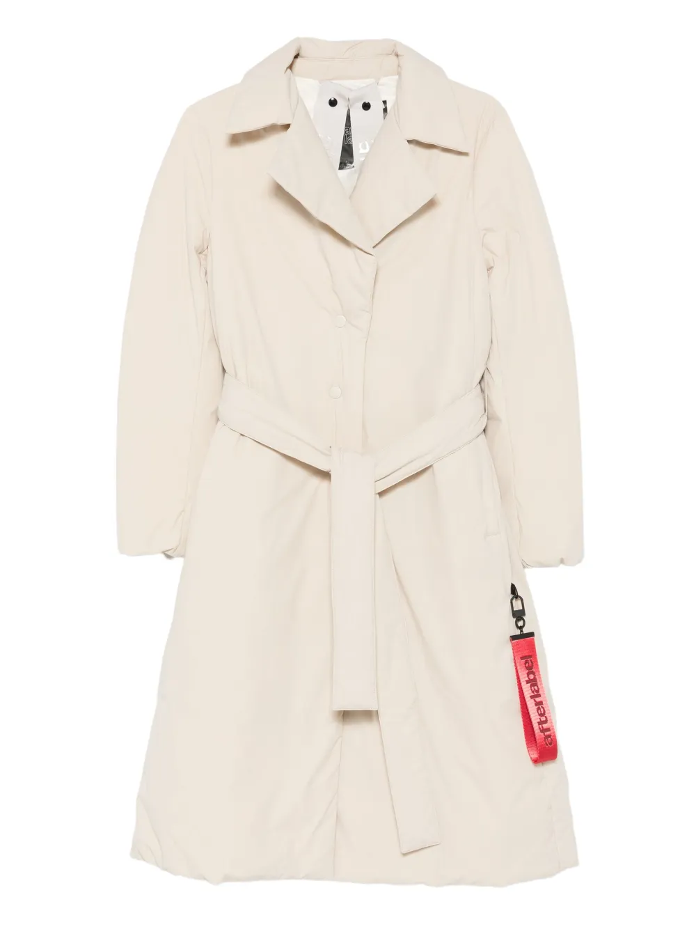 After Label Oklan Belted Coat In Neutral