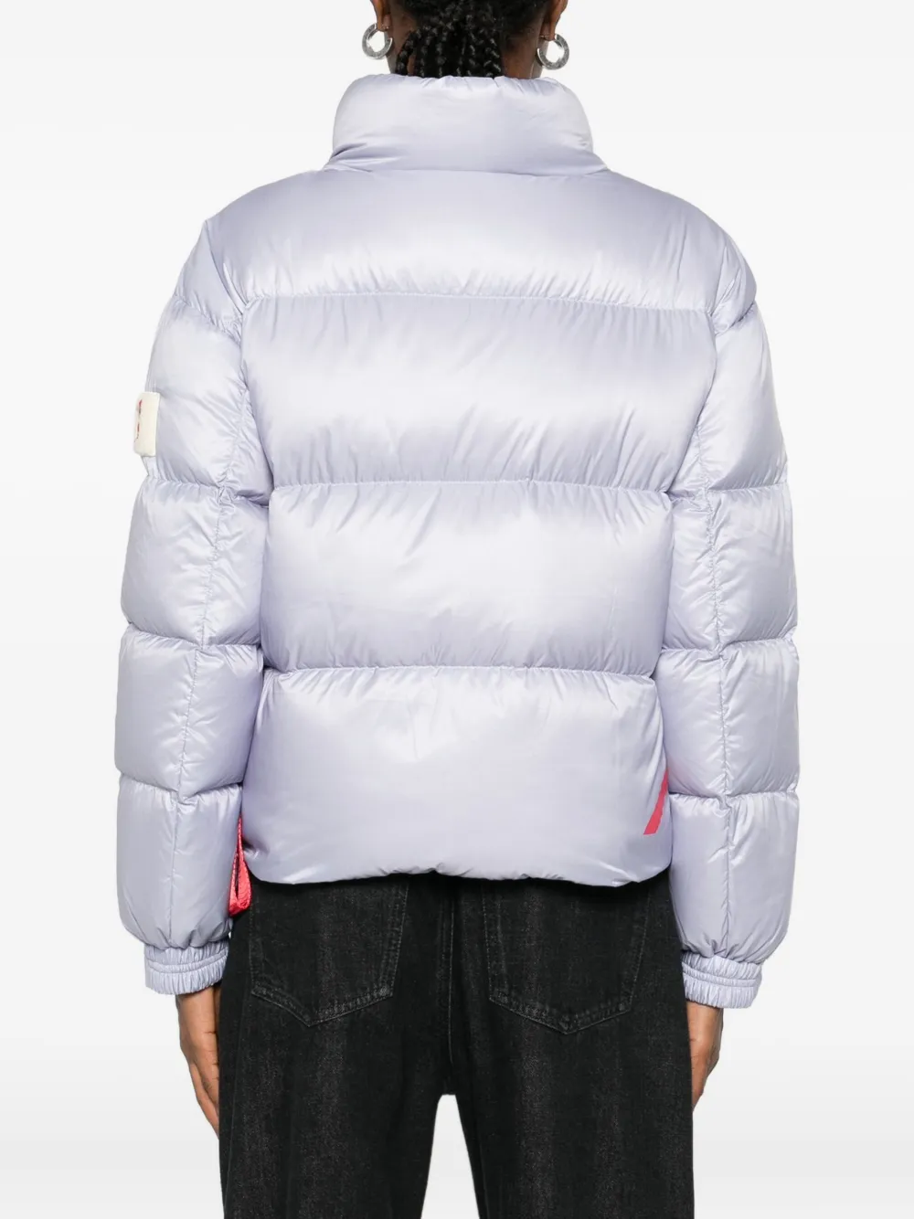 After Label Turku Quilted Puffer Jacket In Blue
