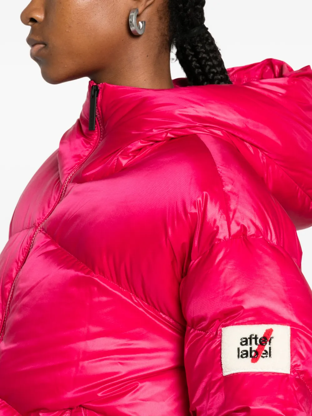 After Label Sarajevo Hooded Jacket In Pink