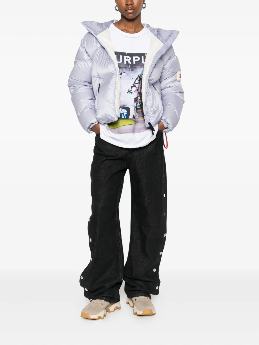 After Label Sarajevo Hooded Jacket In Blue