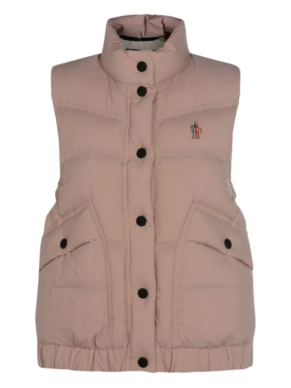 Moncler Grenoble Baise Down Vest in Pink
