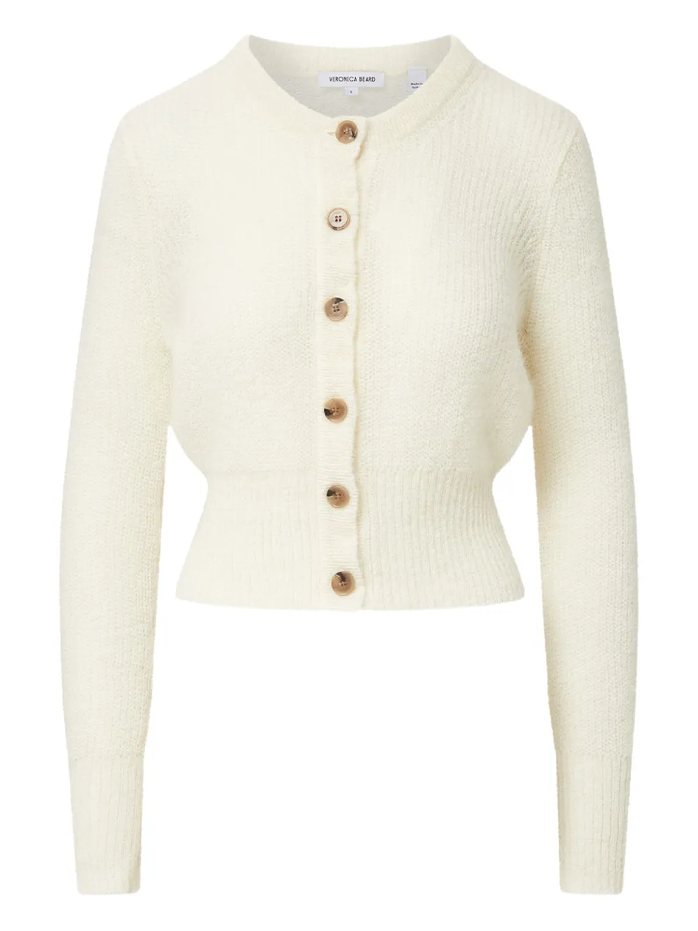 Veronica Beard Gilmour Buttoned Cardigan In Neutral