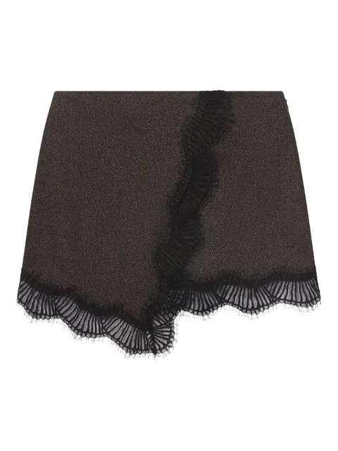 A.L.C. Sophia lace-trim mini skirt