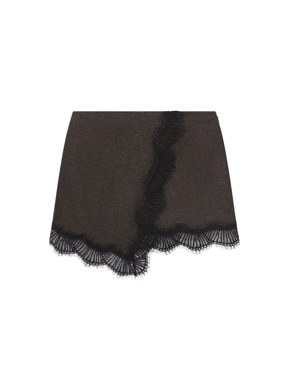 A.L.C. Sophia lace-trim mini skirt - Bruin