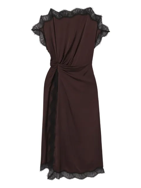 A.L.C. Luna knot-detail midi dress