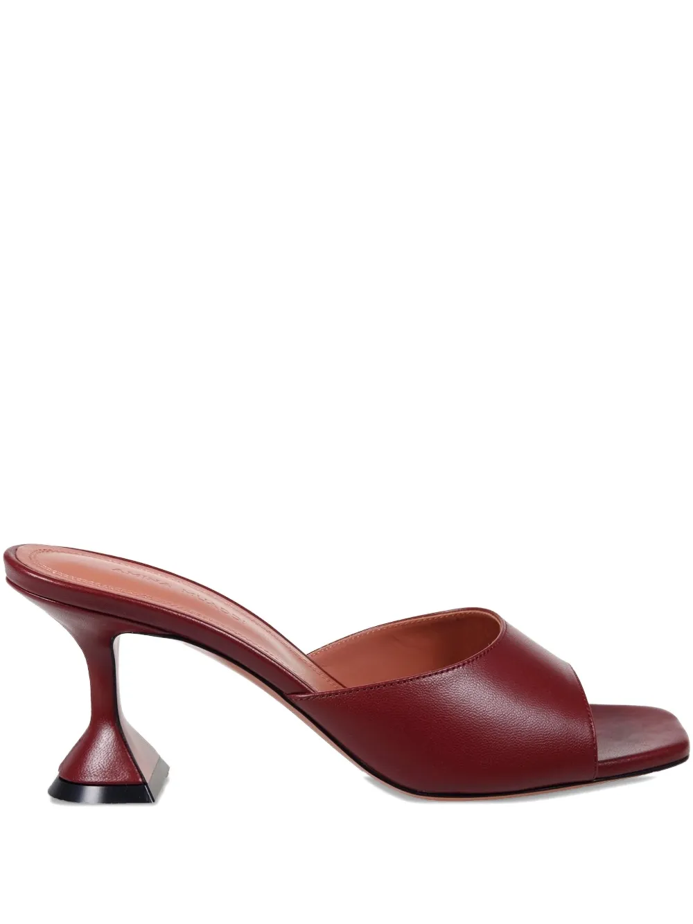 Amina Muaddi 70mm Lupita square-toe sandals | Brown | Image 1