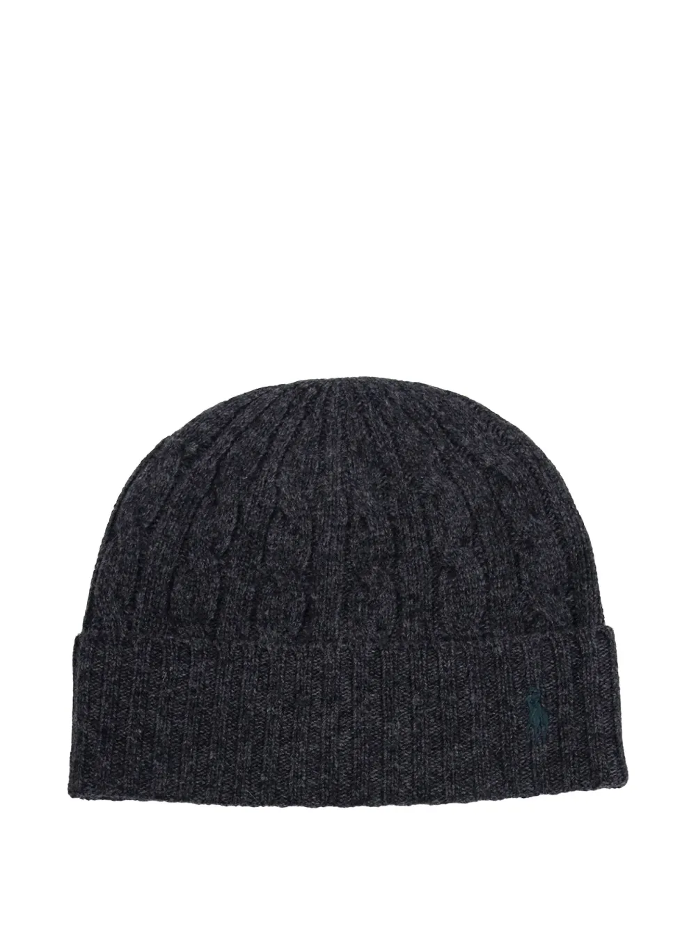 Ralph Lauren Collection cable-knit beanie hat - Grijs