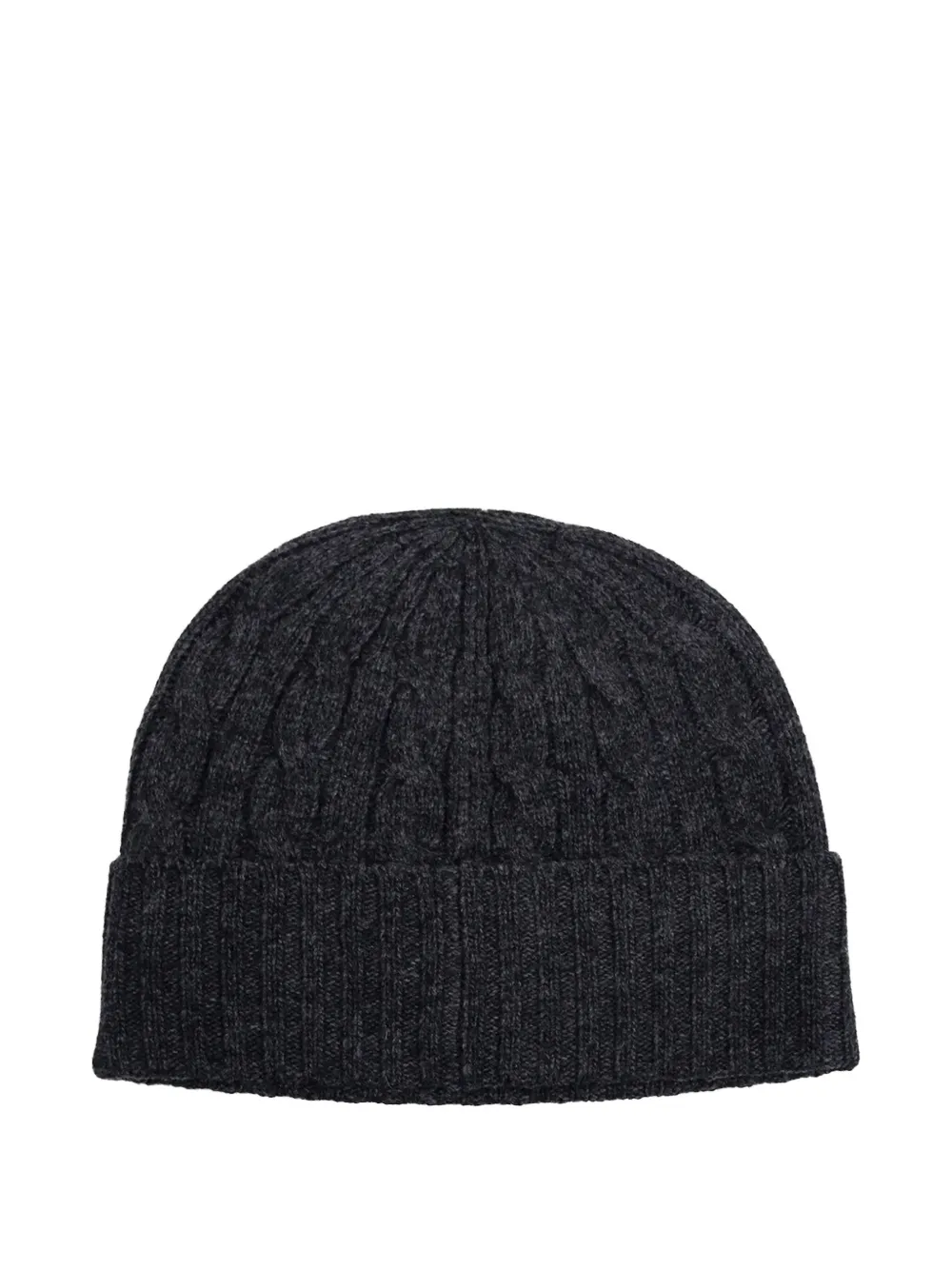 Ralph Lauren Collection cable-knit beanie hat - グレー Ralph Lauren Collection cable-knit beanie hat - グレー