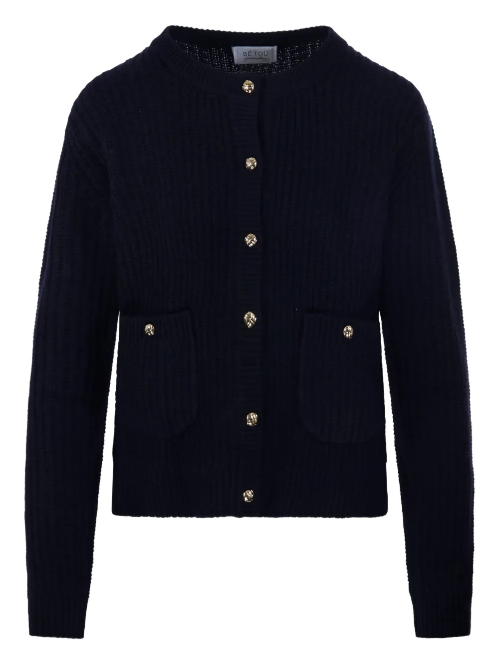 BeYou button pocket cardigan | Blue | Image 1