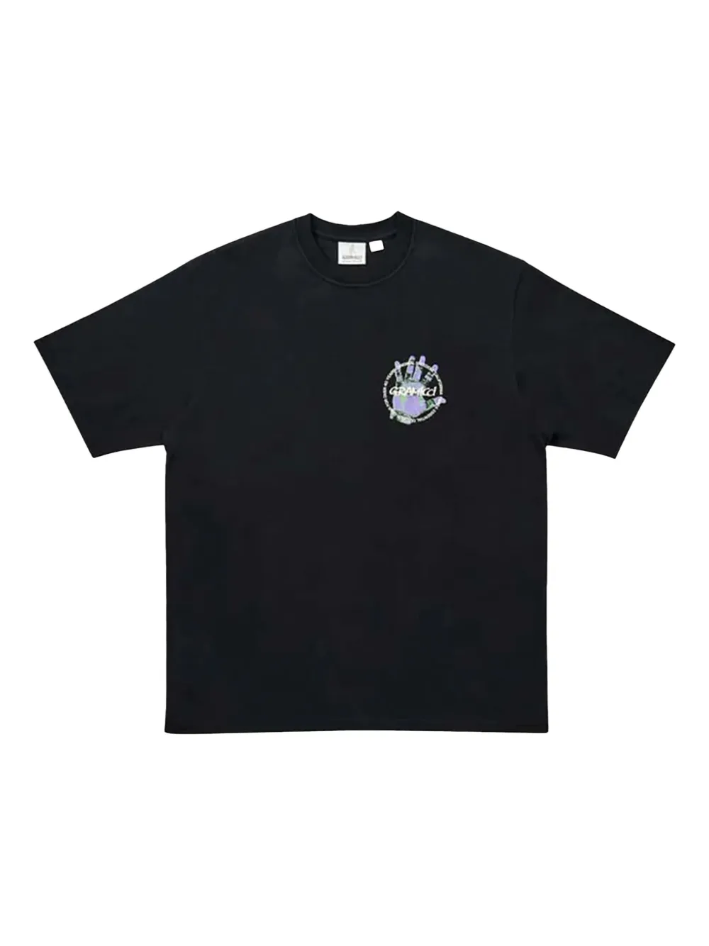 Gramicci Climbers Hand short-sleeve T-shirt | Black | Image 1