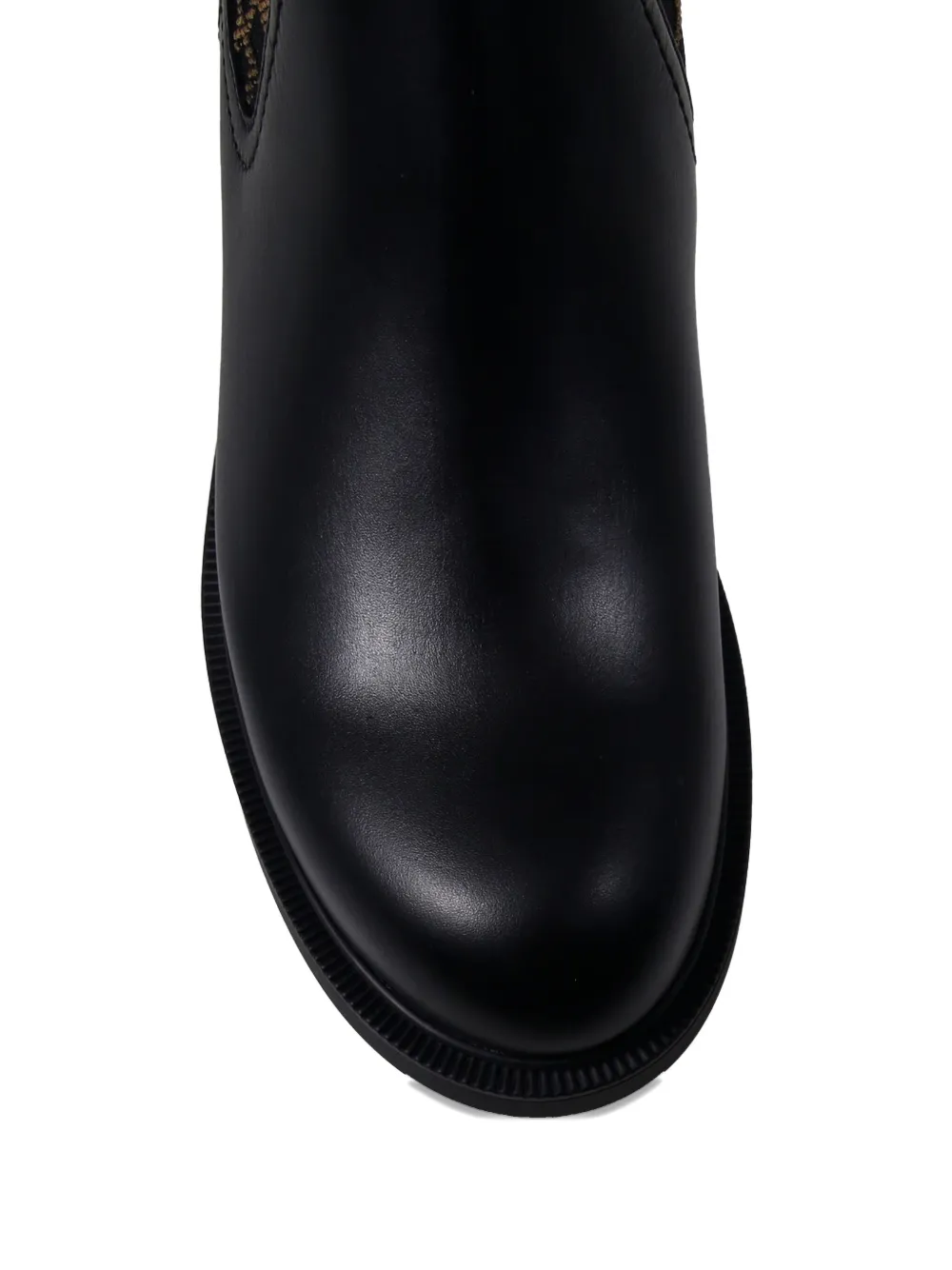 Fendi Ankle Boots With Elastic Side Panels In Black
