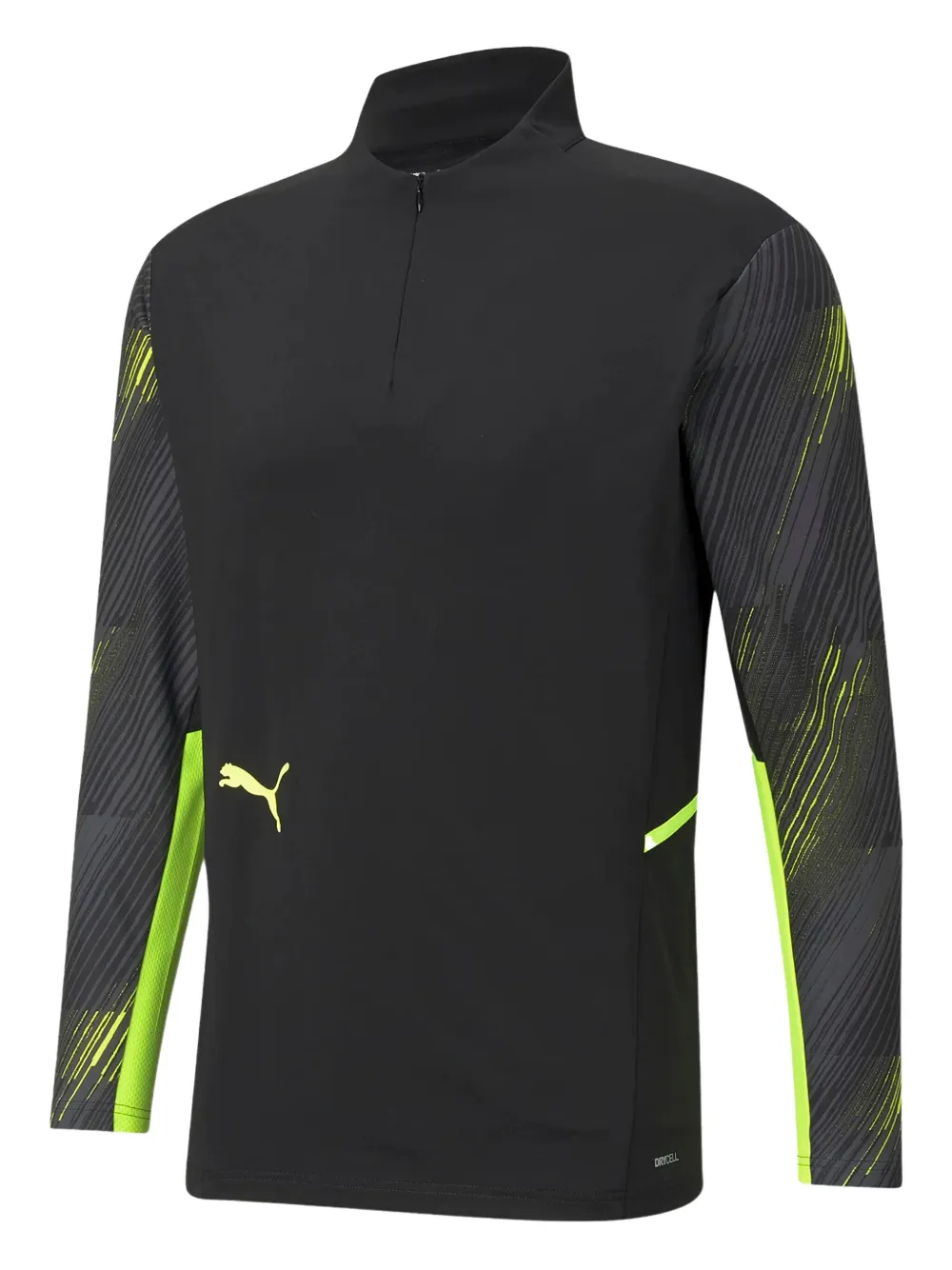 PUMA playera con cierre y mangas cortas | negro | Image 1