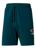 PUMA logo-embroidered shorts - Blue