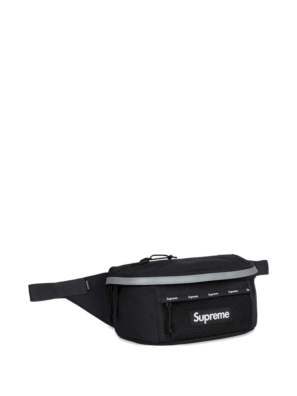 Supreme reflective-trim belt bag - Zwart