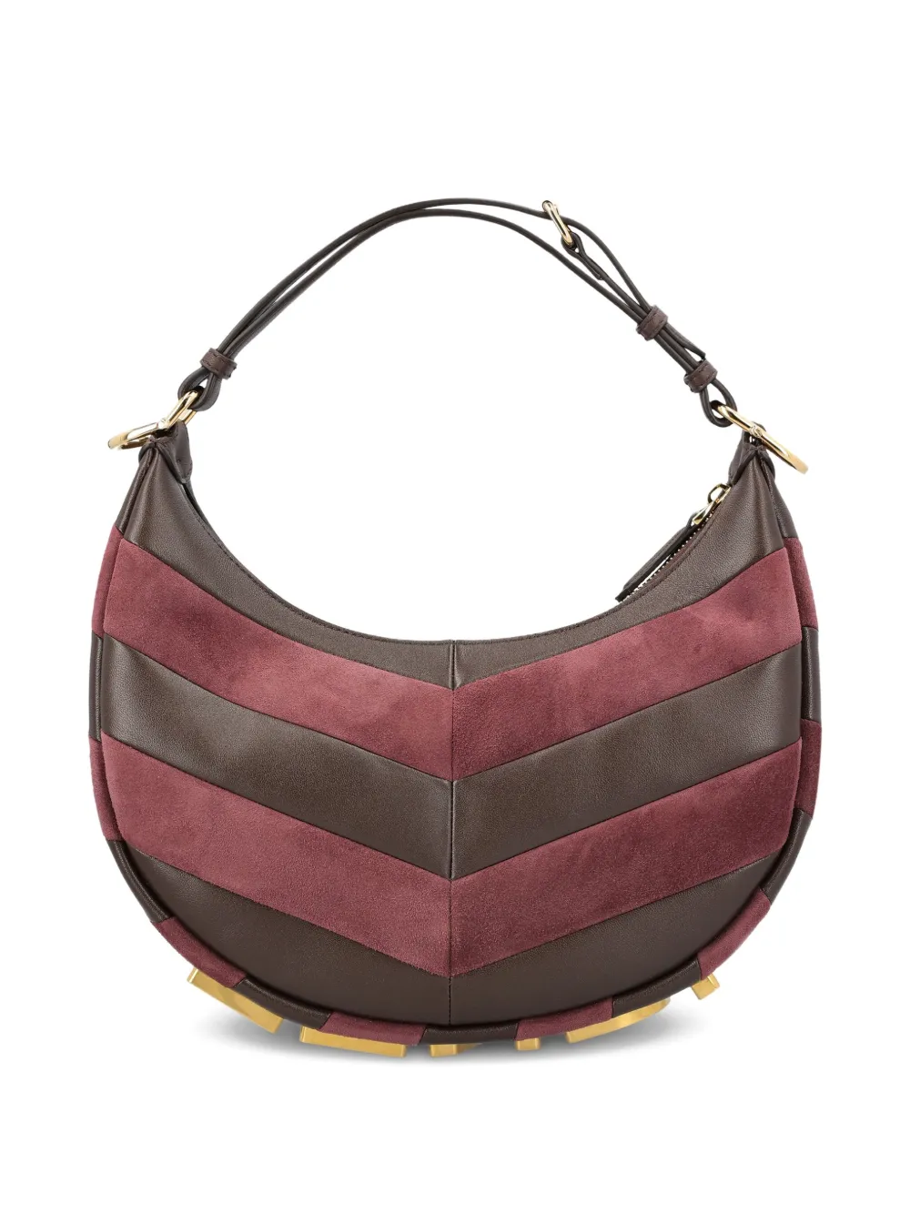 FENDI small graphy shoulder bag - Bruin
