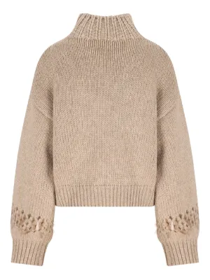 Pull zppé BRUNELLO CUCNELL sans manches à capuche cachemre côtelé grs | Cotele, Grs