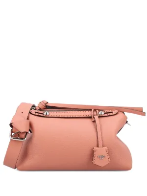FENDI Roll ストライプ ハンドバッグ L | ピンク | FARFETCH JP