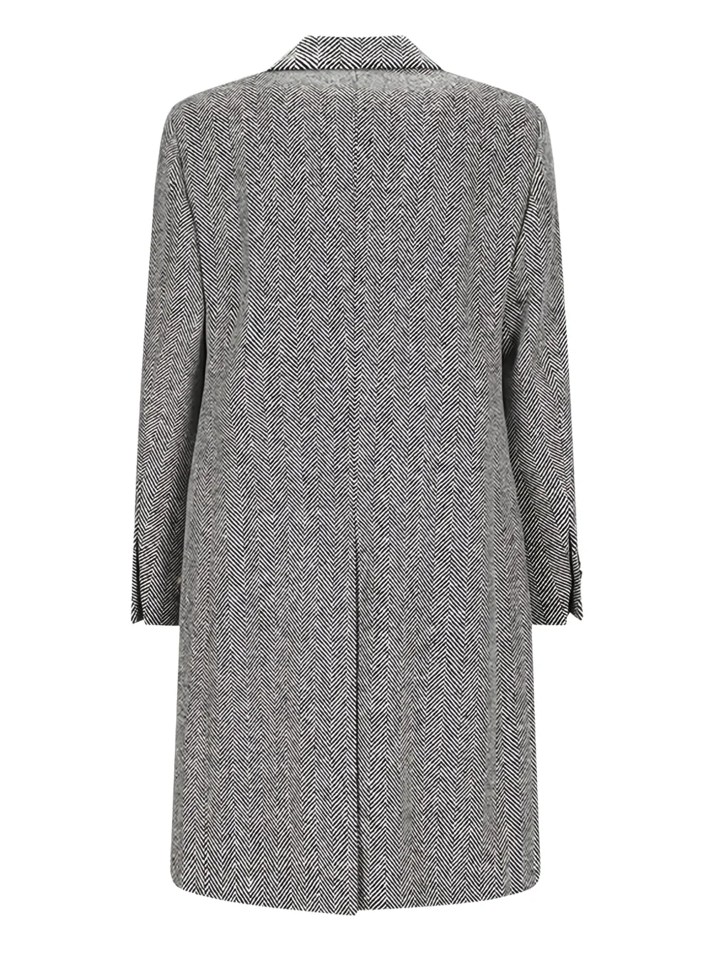 Lardini herringbone button-up coat | Single Breasted Coats | Image 2