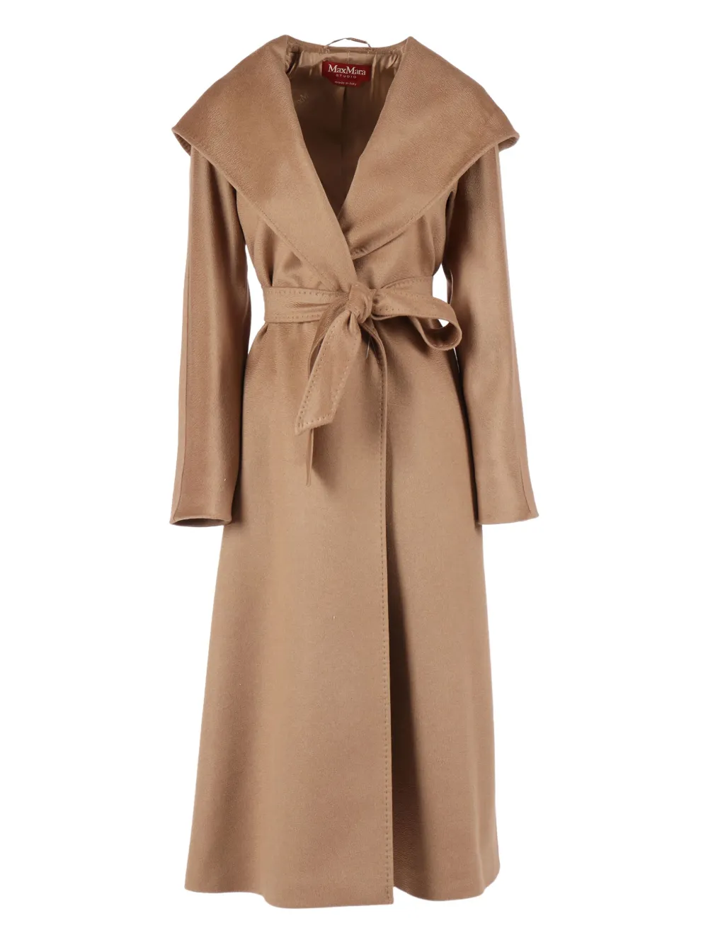 Max Mara Danton hooded belted coat | Brown | Image 1