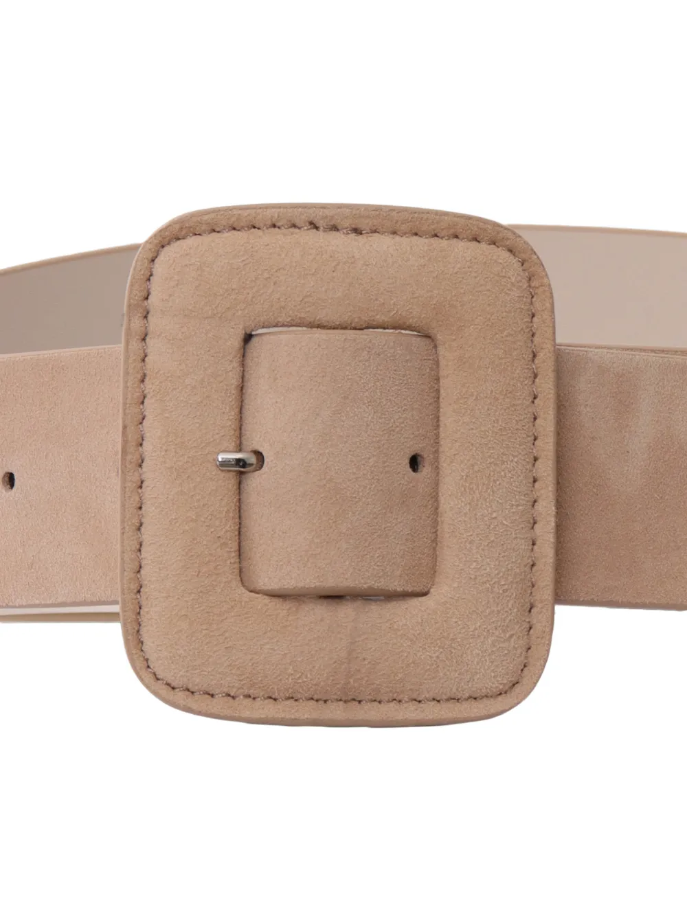 Weekend Max Mara Brio Square-buckle Belt In Brown